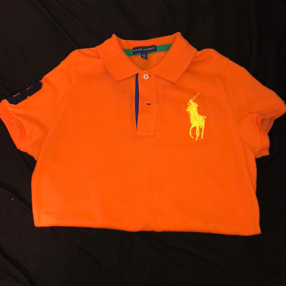 Orange Ralph Lauren Polo Shirt